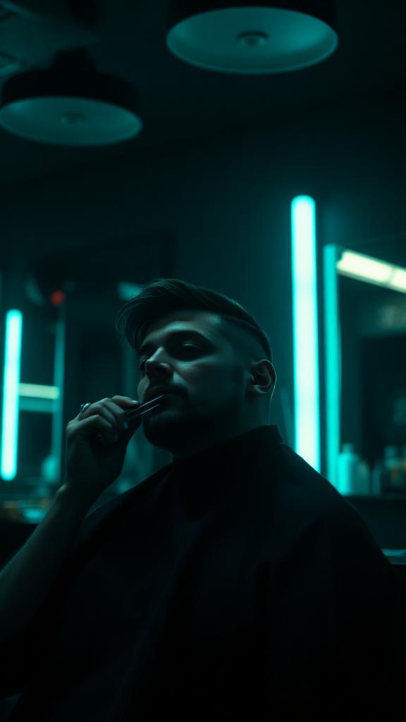 Vertikales Social-Media-Video für Barbershop